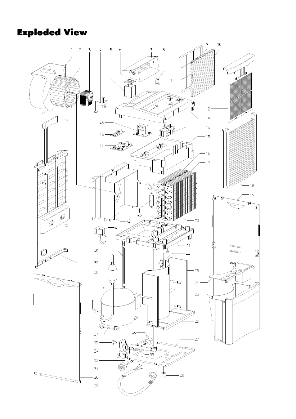 Exploded view | REMKO ETF 100 User Manual | Page 12 / 16