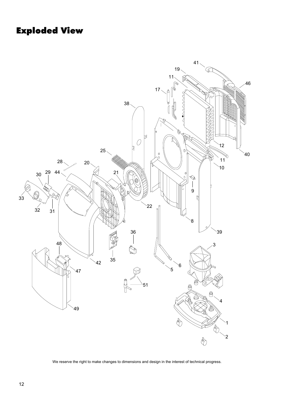 Exploded view | REMKO ETF 240 User Manual | Page 12 / 16