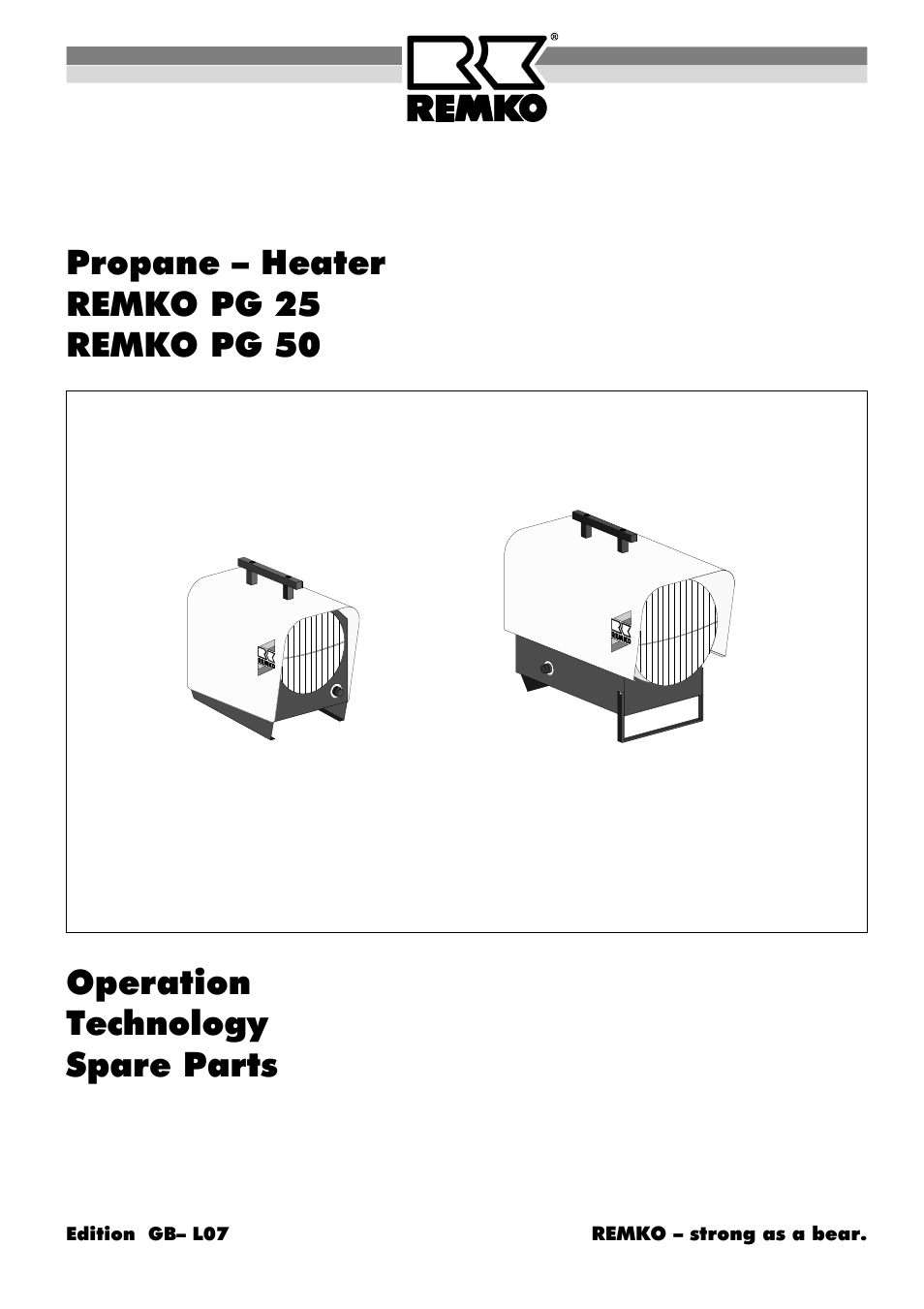 REMKO PG 25 User Manual | 16 pages