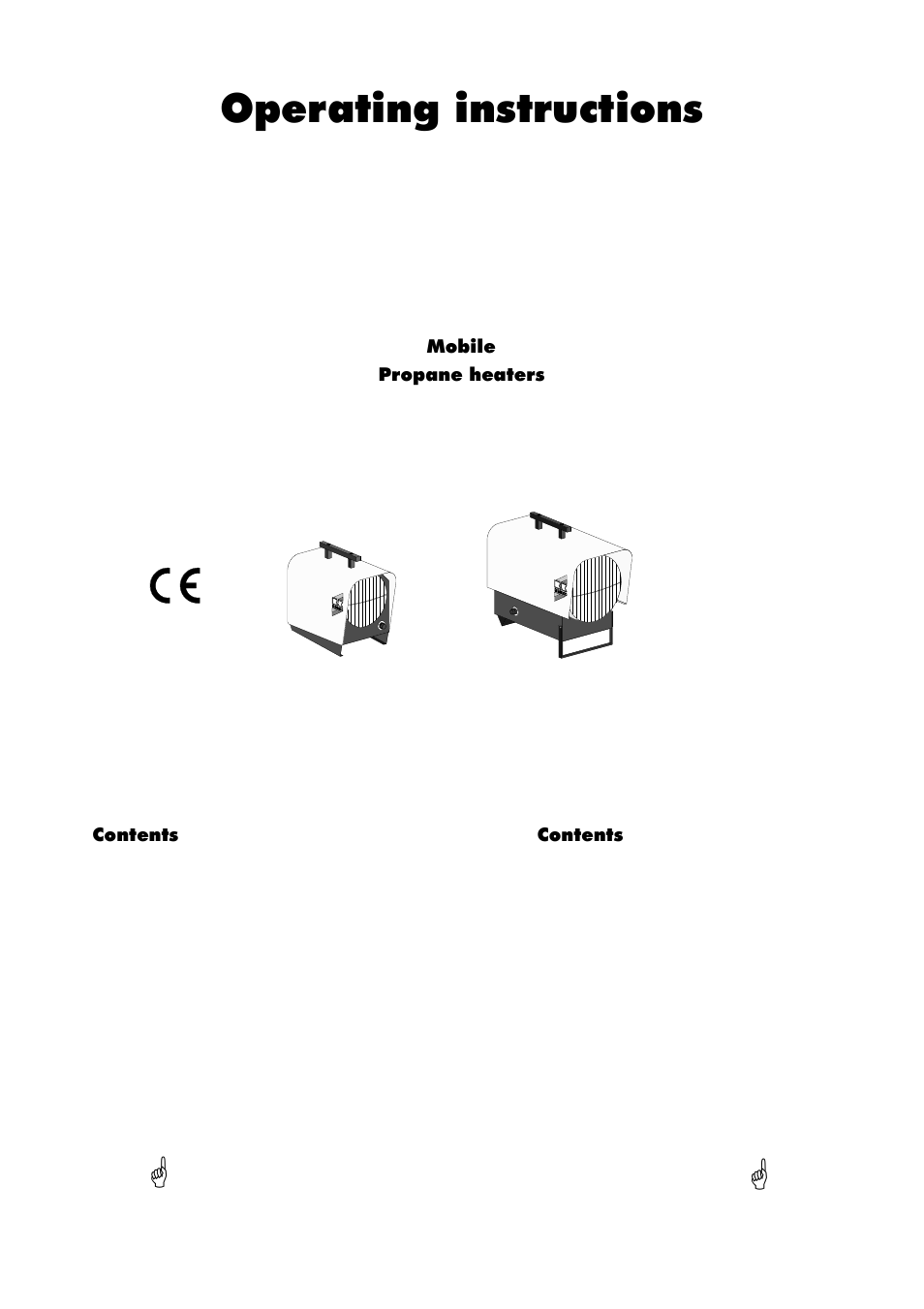 Operating instructions, Pg 50 pg 25 | REMKO PG 25 User Manual | Page 3 / 16