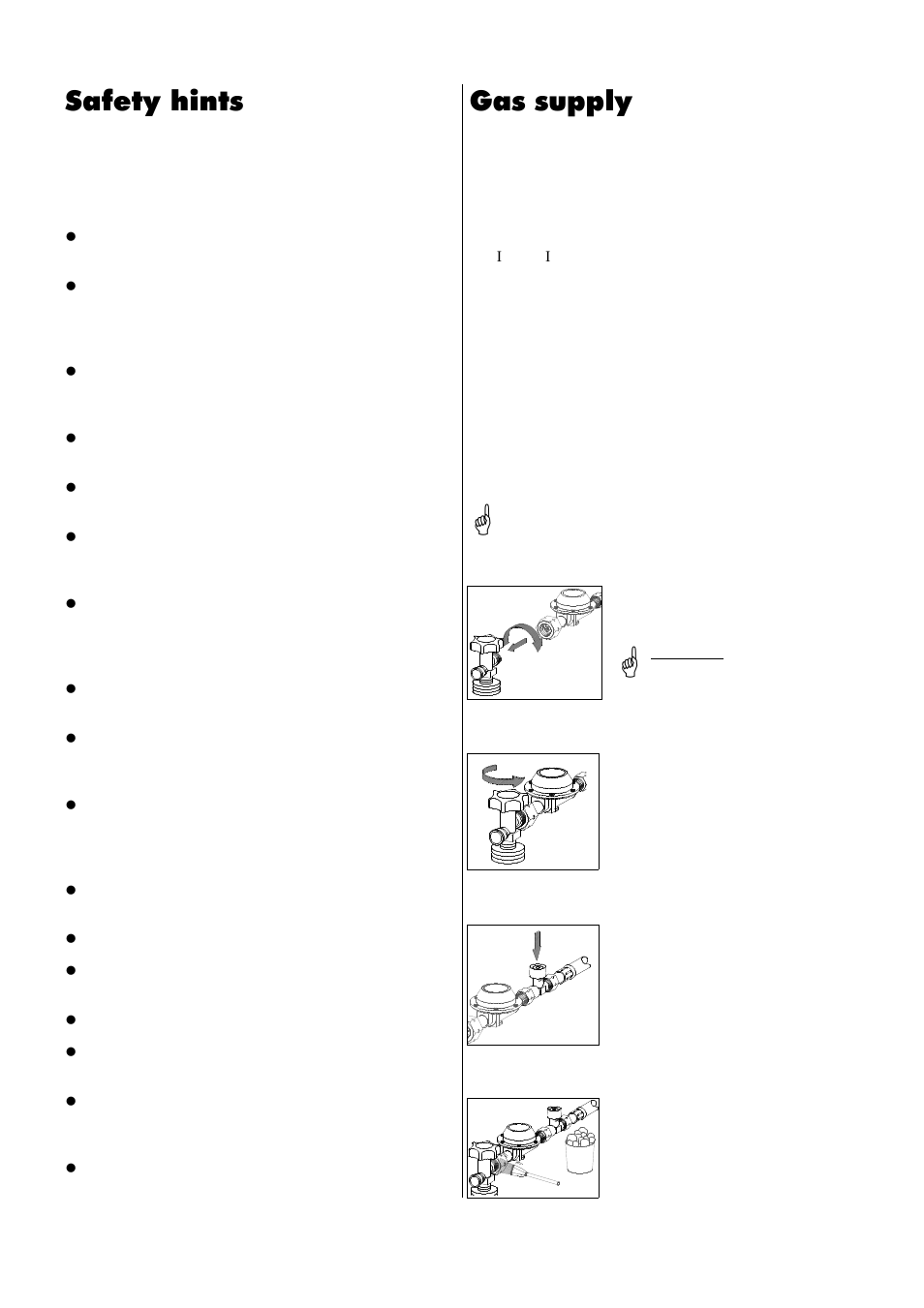 Safety hints, Gas supply | REMKO PG 25 User Manual | Page 4 / 16
