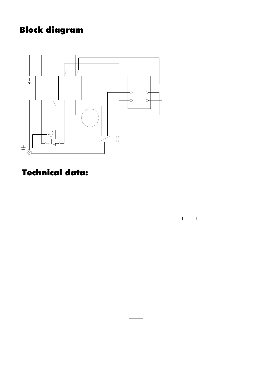 Block diagram, Technical data | REMKO PG 25 User Manual | Page 9 / 16