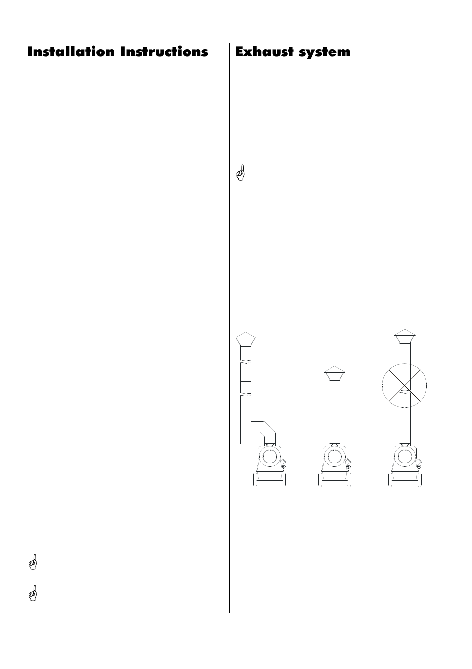 Exhaust system, Installation instructions | REMKO AT 25 User Manual | Page 6 / 16