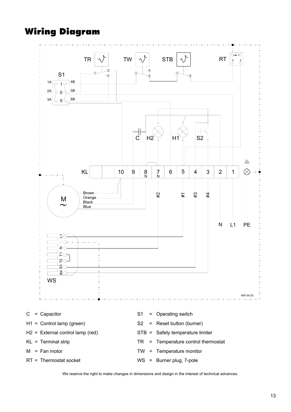 Wiring diagram | REMKO CLK 20 User Manual | Page 13 / 20