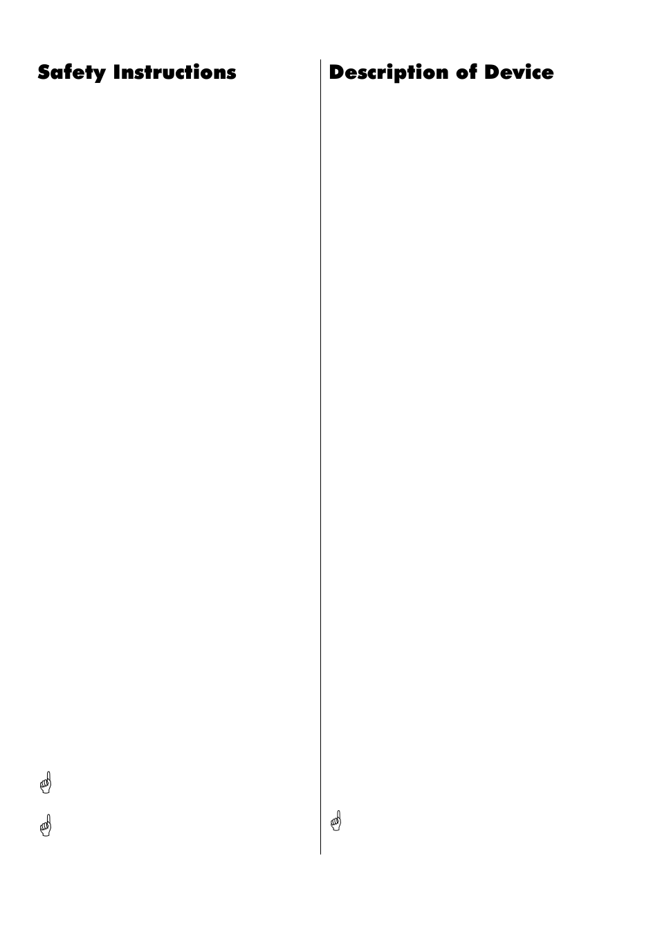 Description of device, Safety instructions | REMKO DZ 18 HD User Manual | Page 4 / 16
