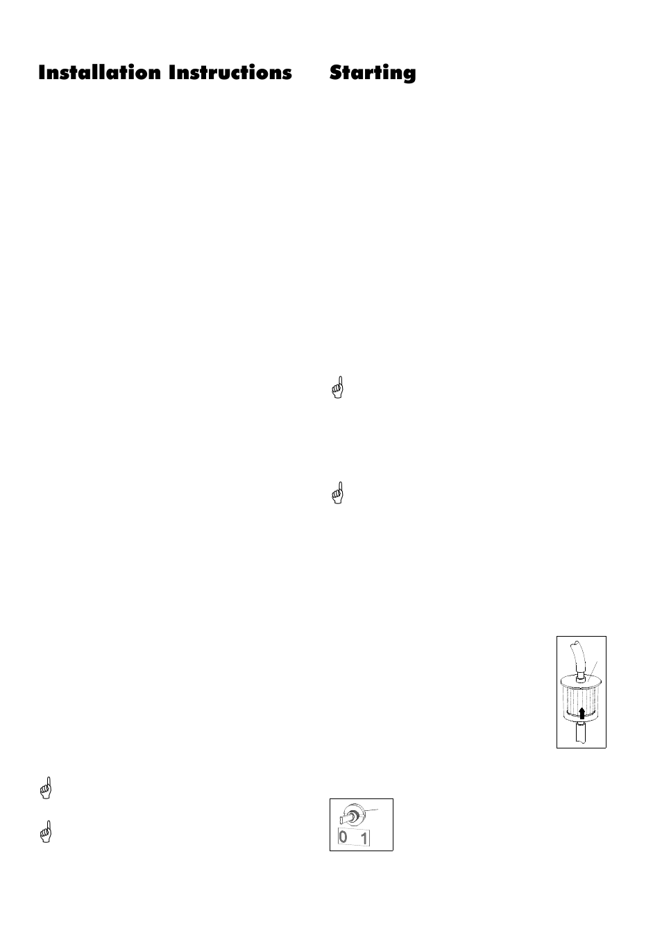 Installation instructions, Starting | REMKO DZ 18 HD User Manual | Page 6 / 16