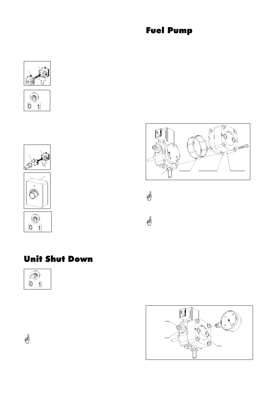 Unit shut down, Fuel pump | REMKO DZ 18 HD User Manual | Page 7 / 16