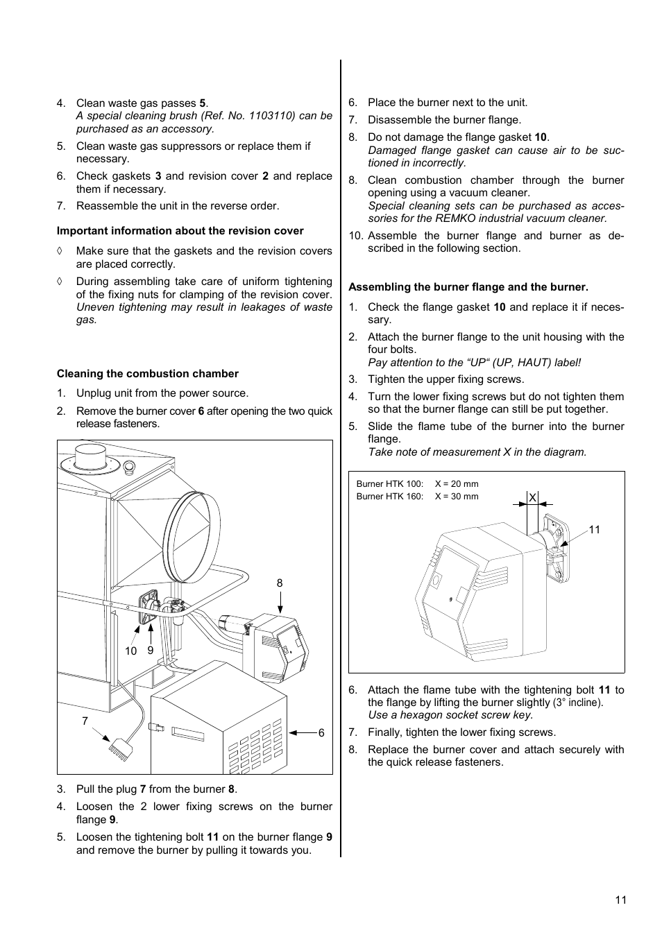 REMKO HTK 100 User Manual | Page 11 / 20
