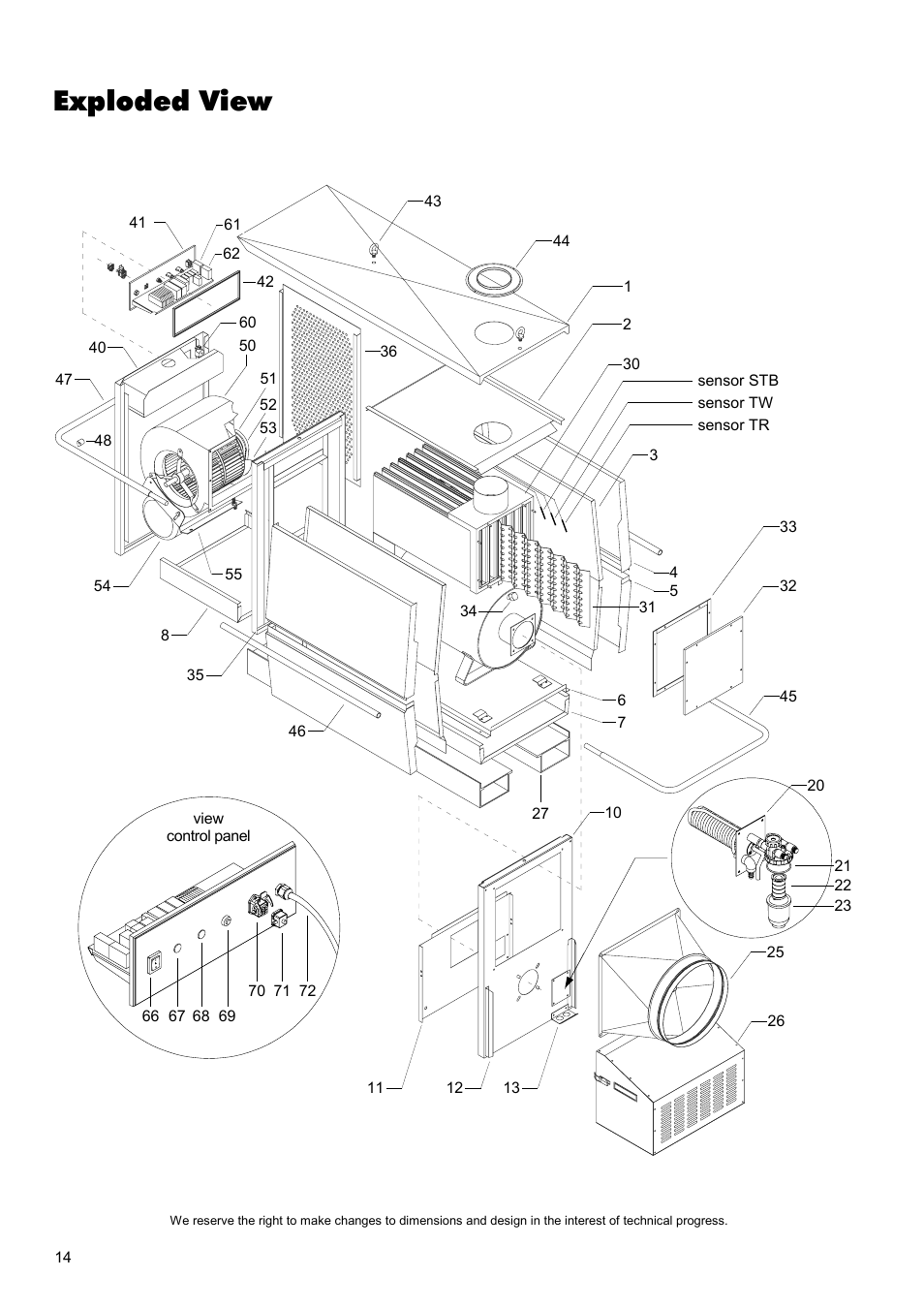 Exploded view | REMKO HTK 100 User Manual | Page 14 / 20