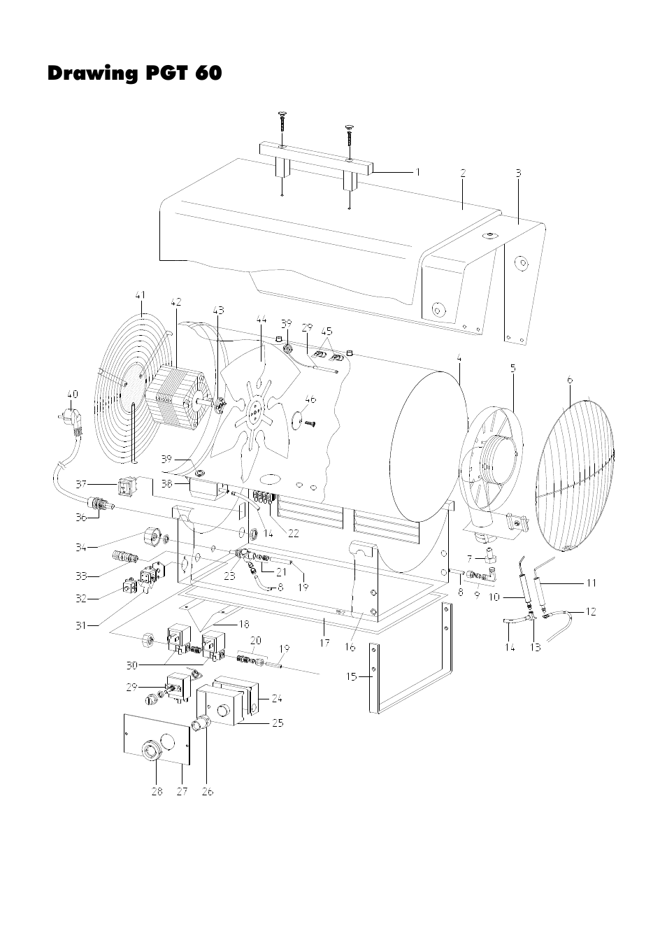 Drawing pgt 60 | REMKO PGM 100 User Manual | Page 10 / 16