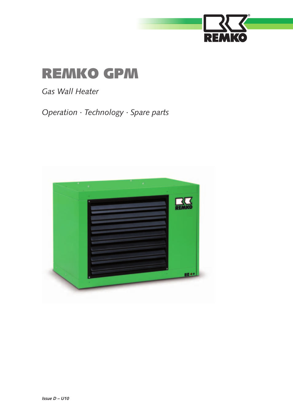 REMKO GPM User Manual | 48 pages