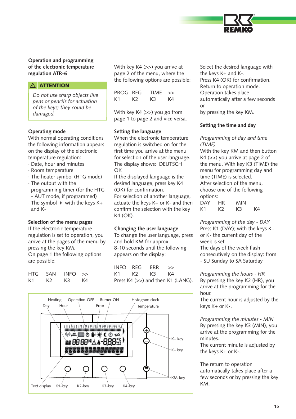 REMKO GPM User Manual | Page 15 / 48