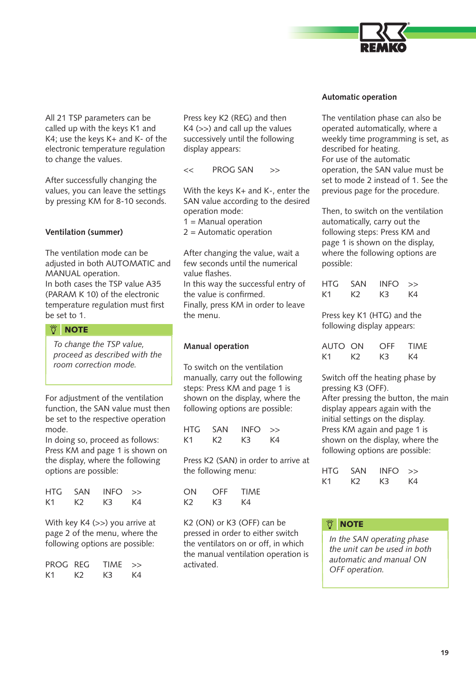 REMKO GPM User Manual | Page 19 / 48
