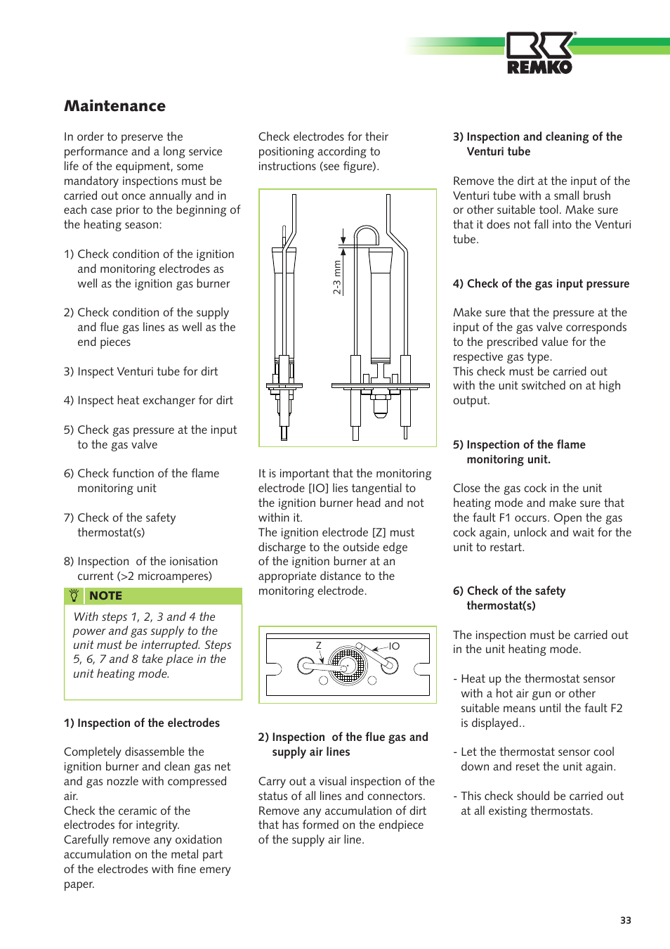 Maintenance | REMKO GPM User Manual | Page 33 / 48