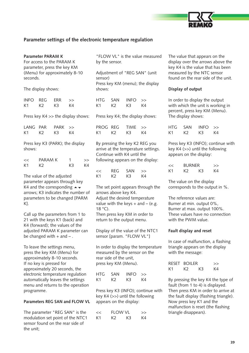 REMKO GPM User Manual | Page 39 / 48