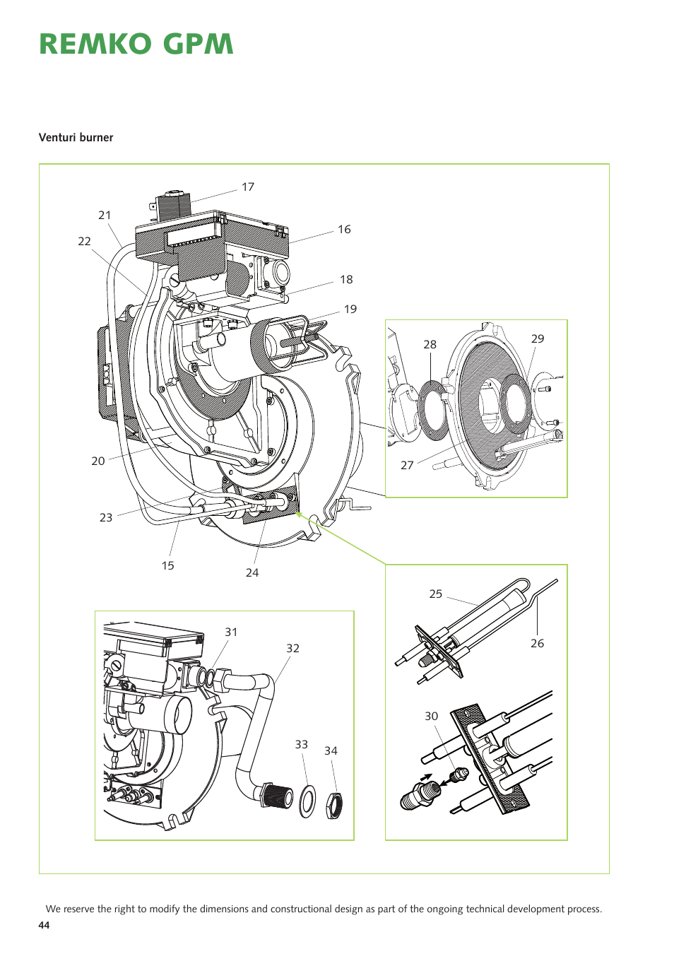 Remko gpm | REMKO GPM User Manual | Page 44 / 48
