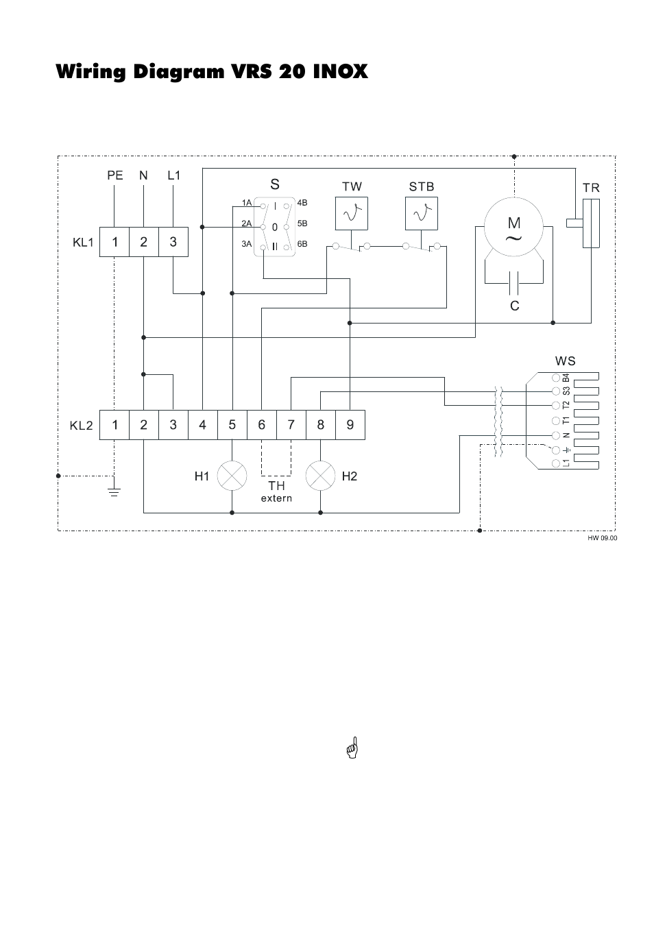Wiring diagram vrs 20 inox | REMKO VRS 20 User Manual | Page 17 / 32