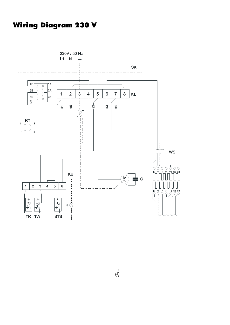 Wiring diagram 230 v | REMKO VRS 20 User Manual | Page 18 / 32