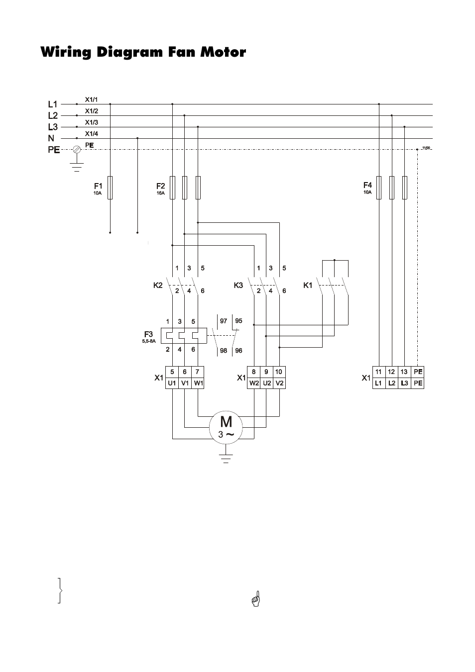 Wiring diagram fan motor | REMKO VRS 20 User Manual | Page 21 / 32