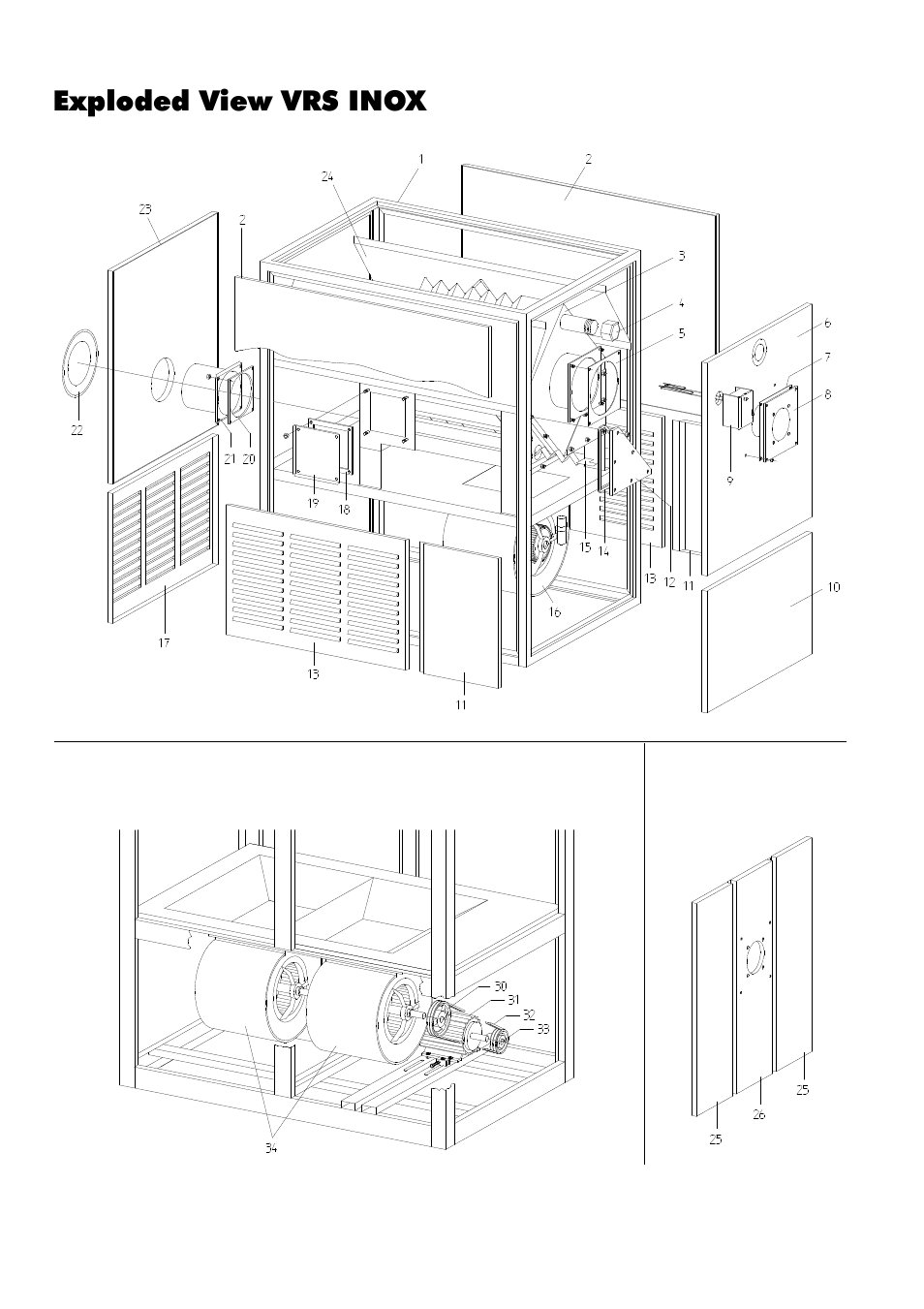 Exploded view vrs inox | REMKO VRS 20 User Manual | Page 24 / 32