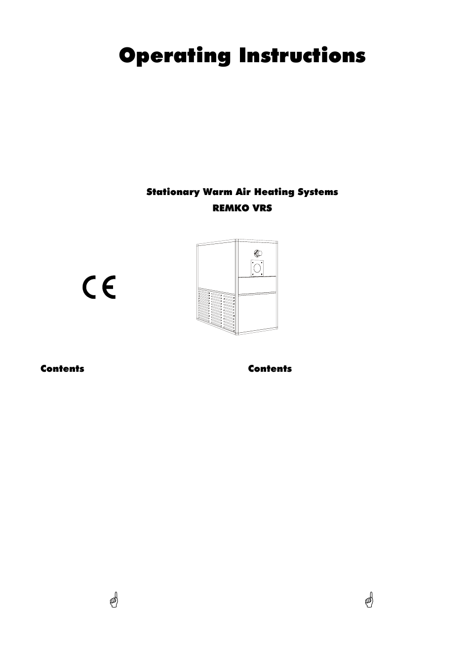 Operating instructions | REMKO VRS 20 User Manual | Page 3 / 32