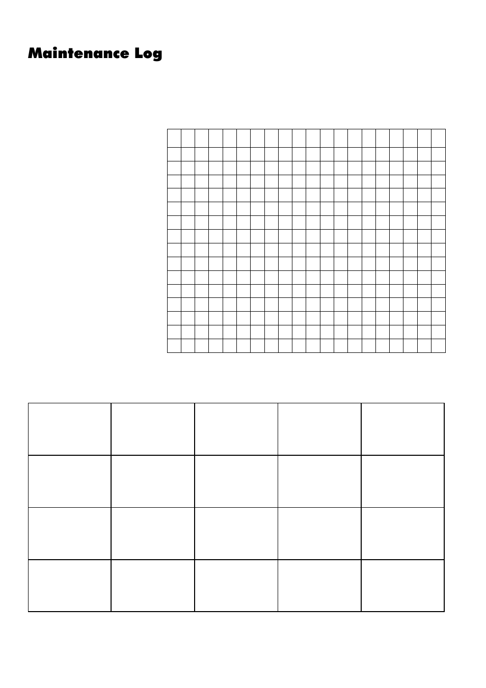 Maintenance log | REMKO VRS 20 User Manual | Page 30 / 32