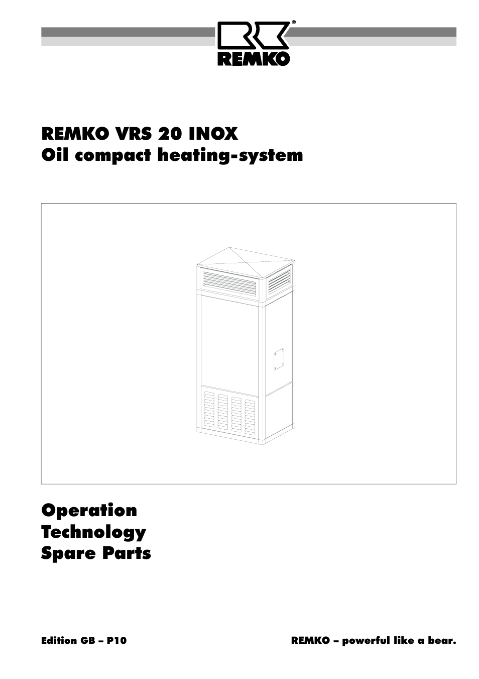 REMKO VRS 20 INOX User Manual | 20 pages