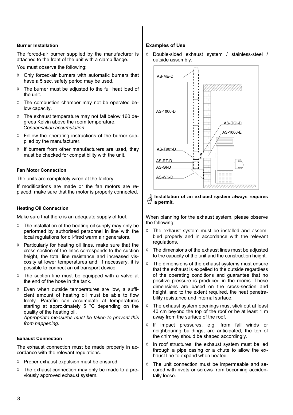 REMKO VRS 20 INOX User Manual | Page 8 / 20
