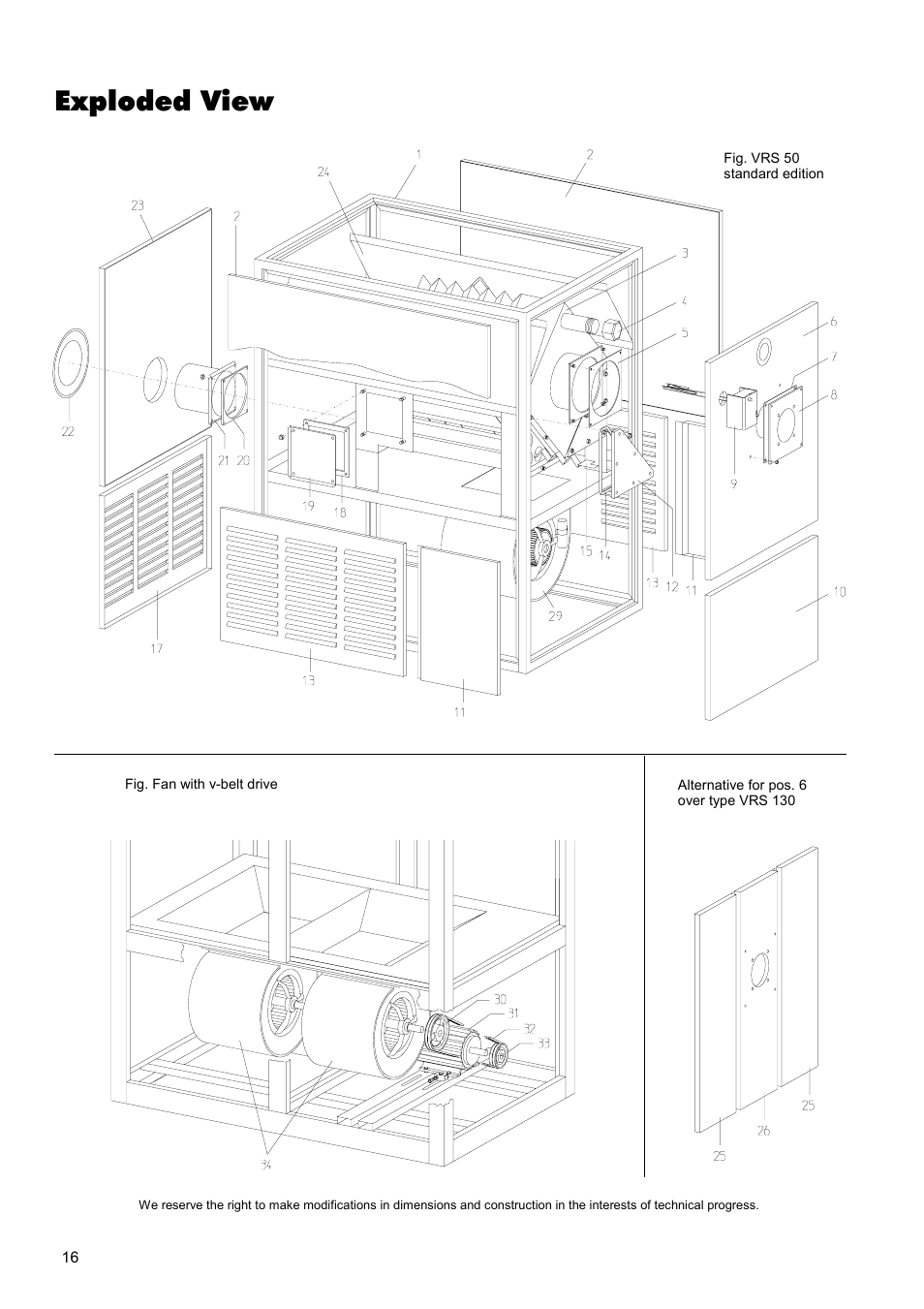 Exploded view | REMKO VRS 25 INOX User Manual | Page 16 / 24