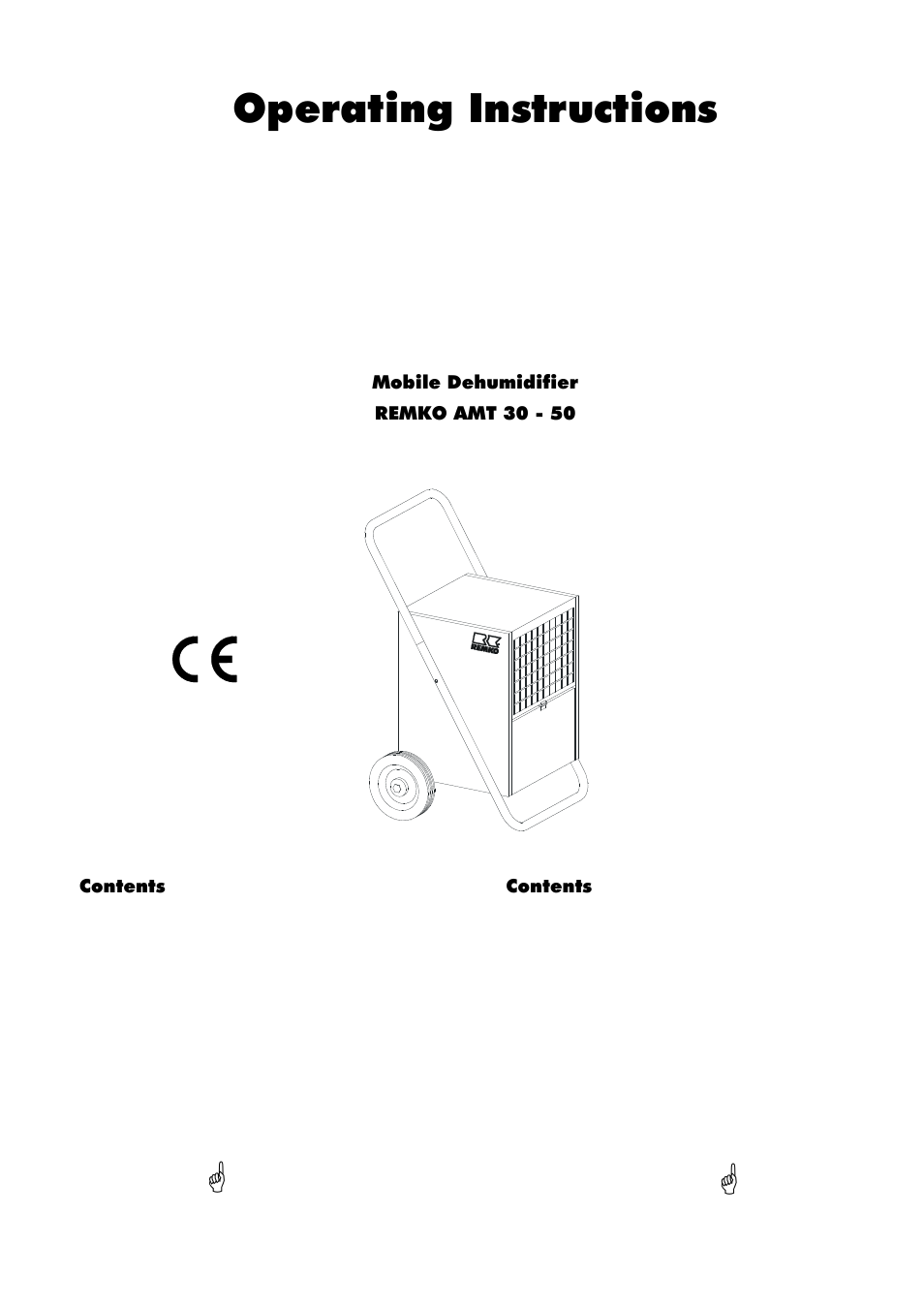 Operating instructions | REMKO AMT 30 User Manual | Page 3 / 16