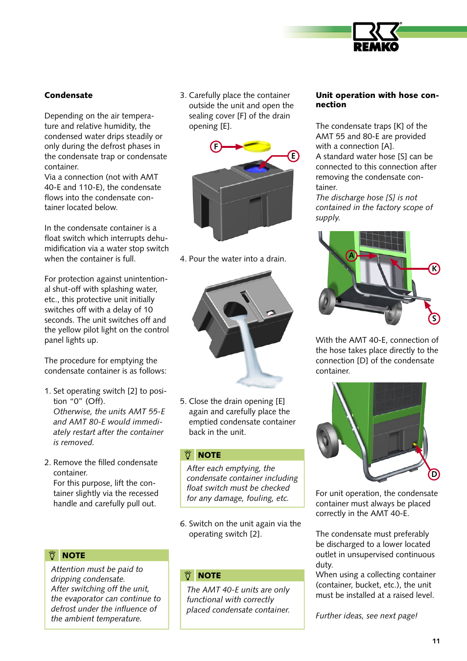 REMKO AMT 40E User Manual | Page 11 / 24