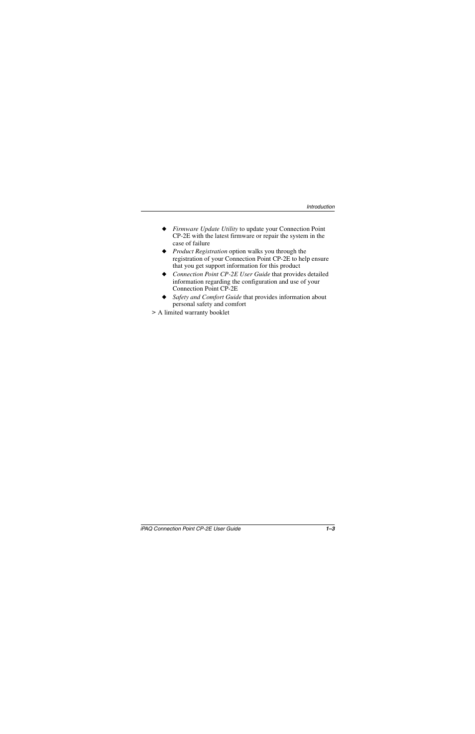 Compaq CP-2E User Manual | Page 10 / 91