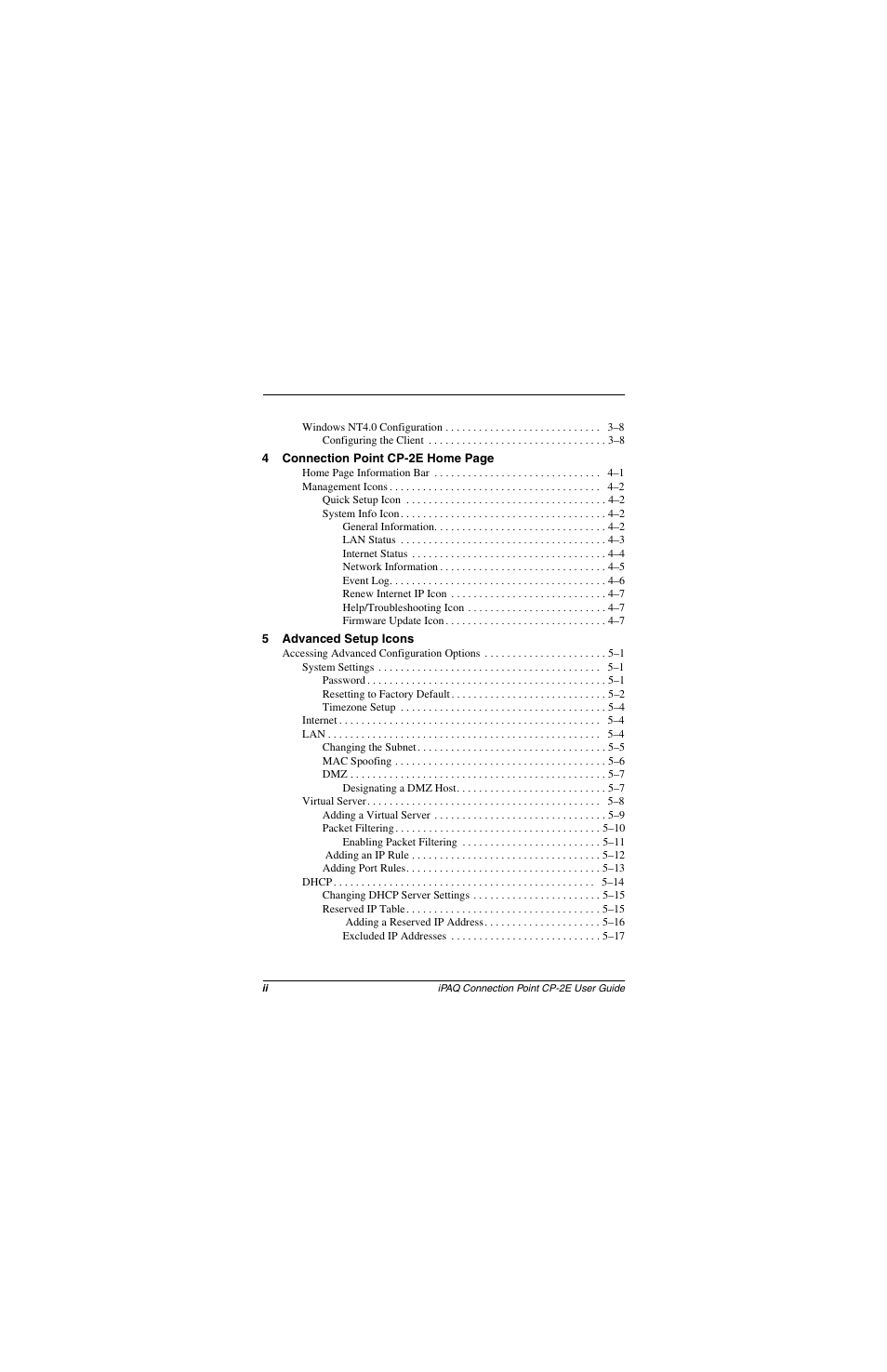 Compaq CP-2E User Manual | Page 5 / 91