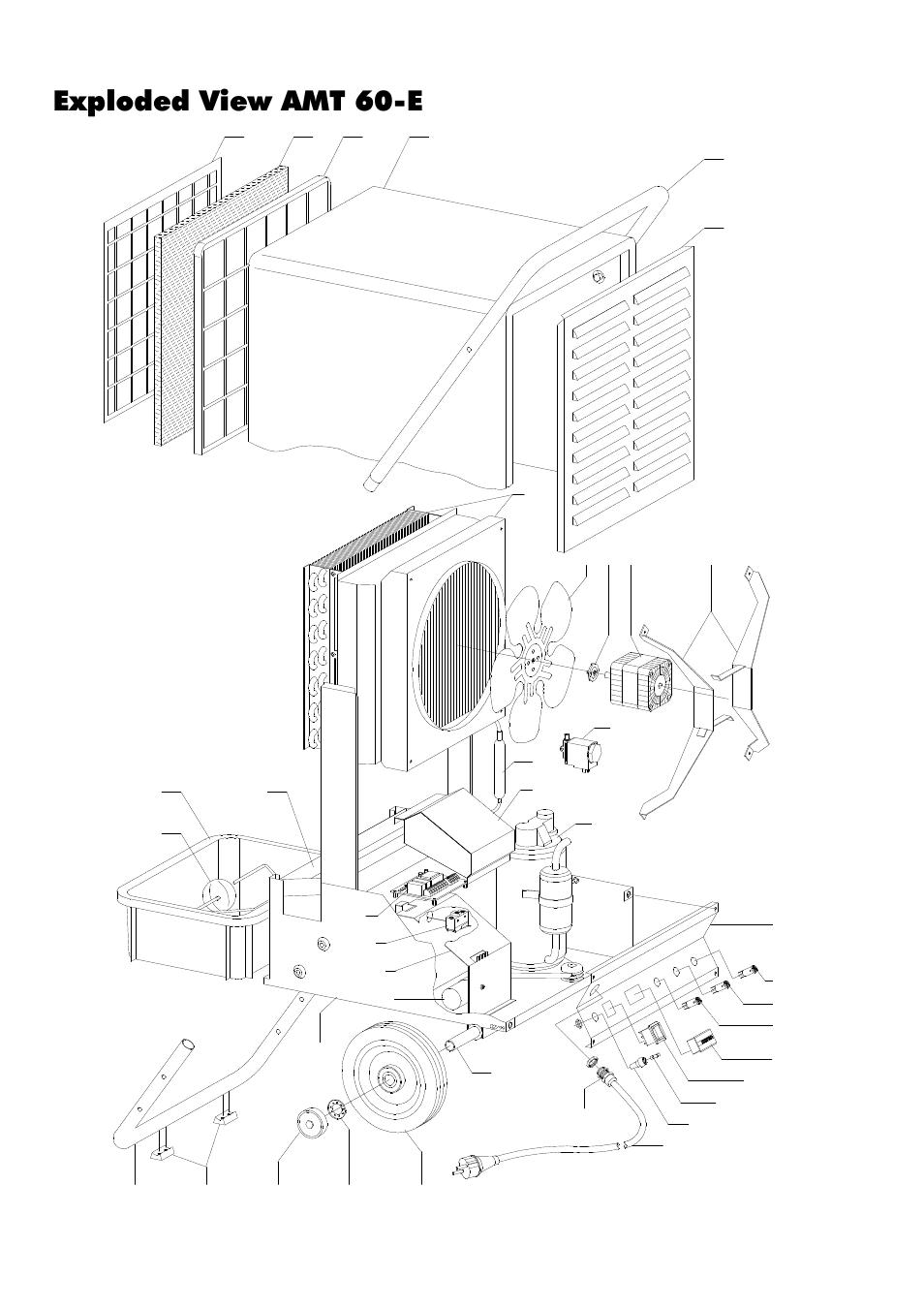 Exploded view amt 60-e | REMKO AMT 60E User Manual | Page 12 / 20