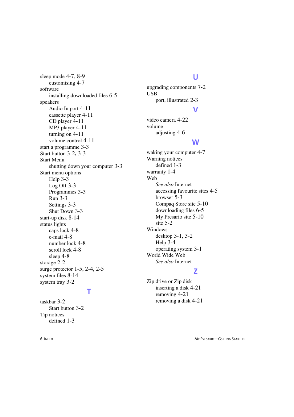 Compaq 233789-371 User Manual | Page 101 / 101