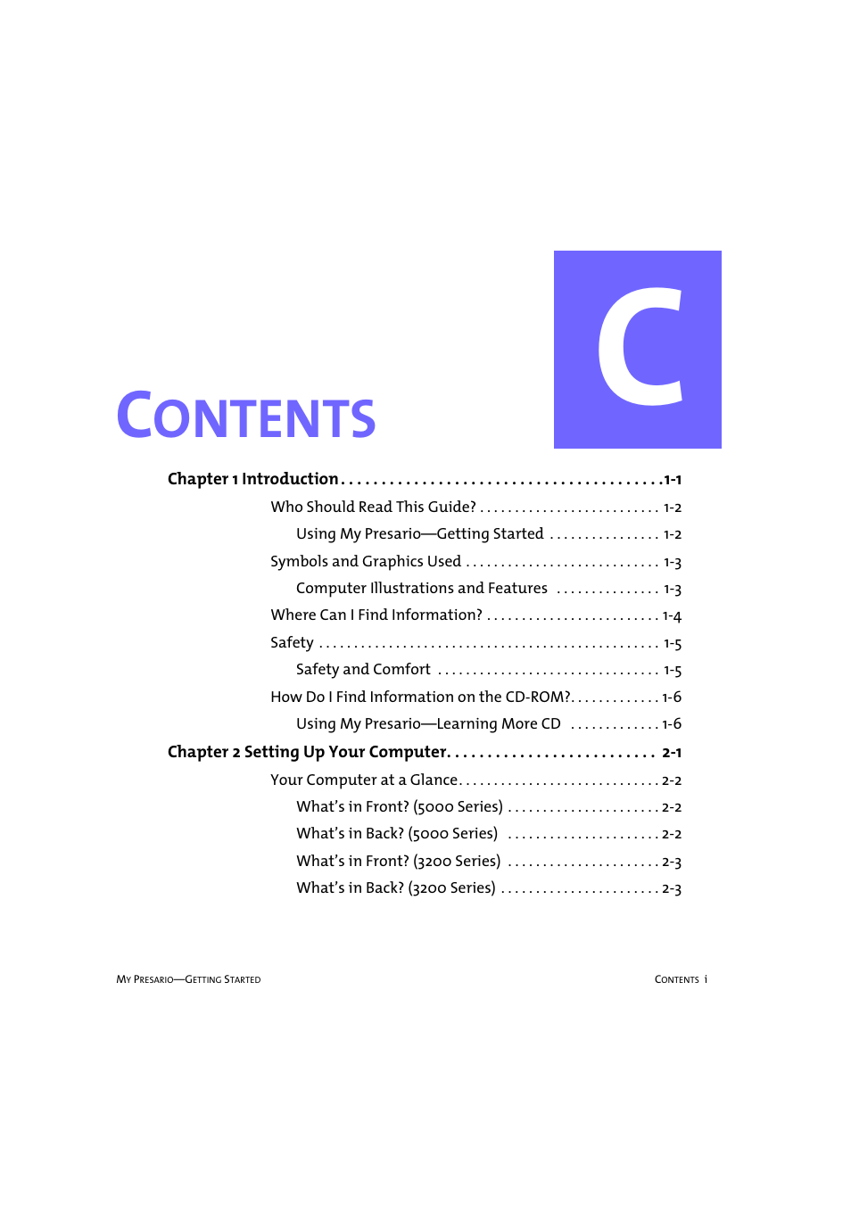 Ontents | Compaq 233789-371 User Manual | Page 4 / 101