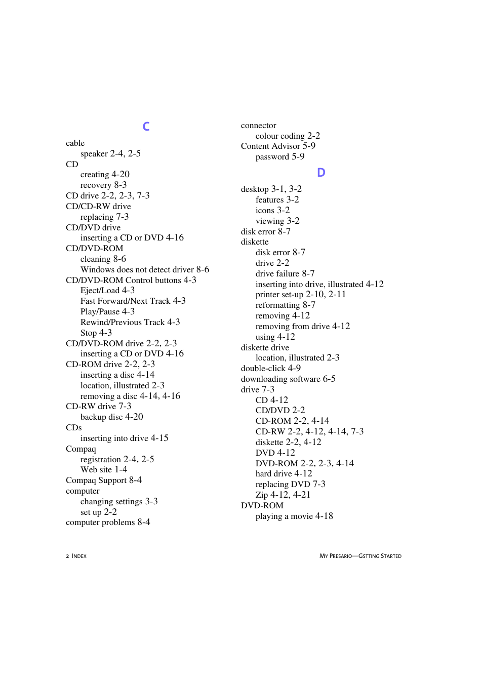 Compaq 233789-371 User Manual | Page 97 / 101