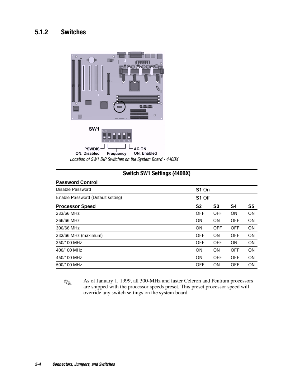 2 switches | Compaq EP Series User Manual | Page 100 / 126