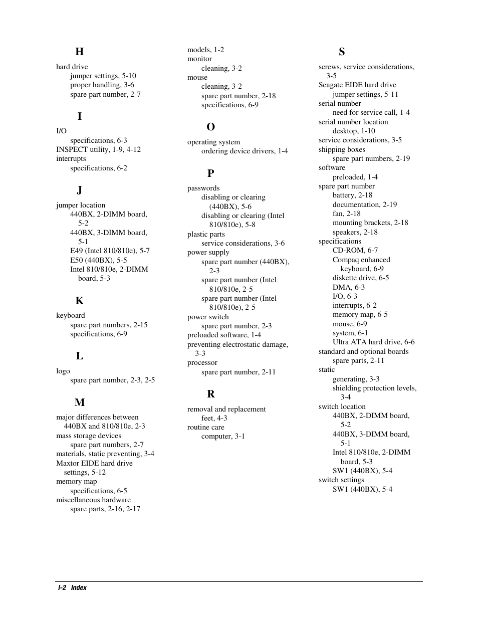 Compaq EP Series User Manual | Page 124 / 126