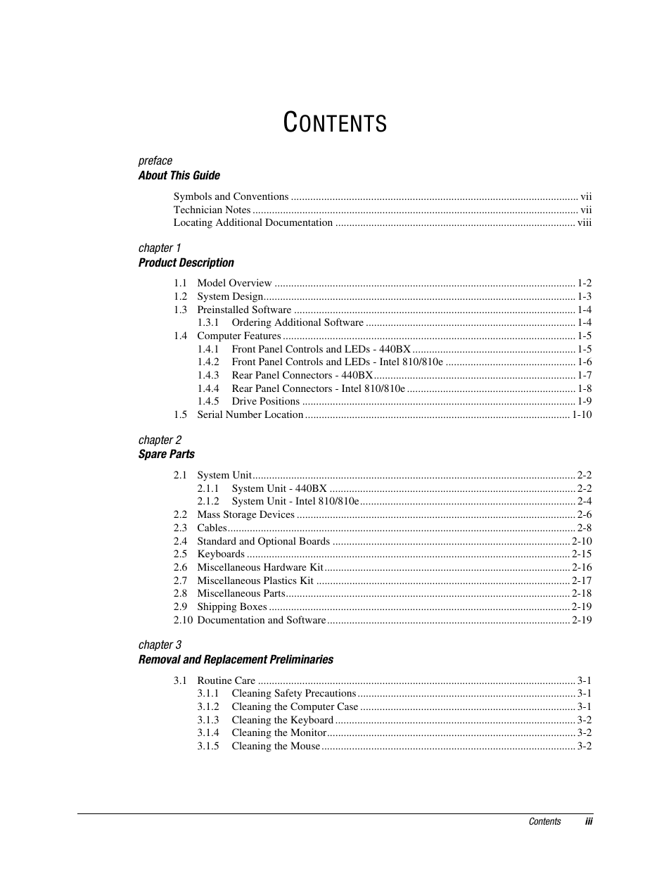 Compaq EP Series User Manual | Page 4 / 126