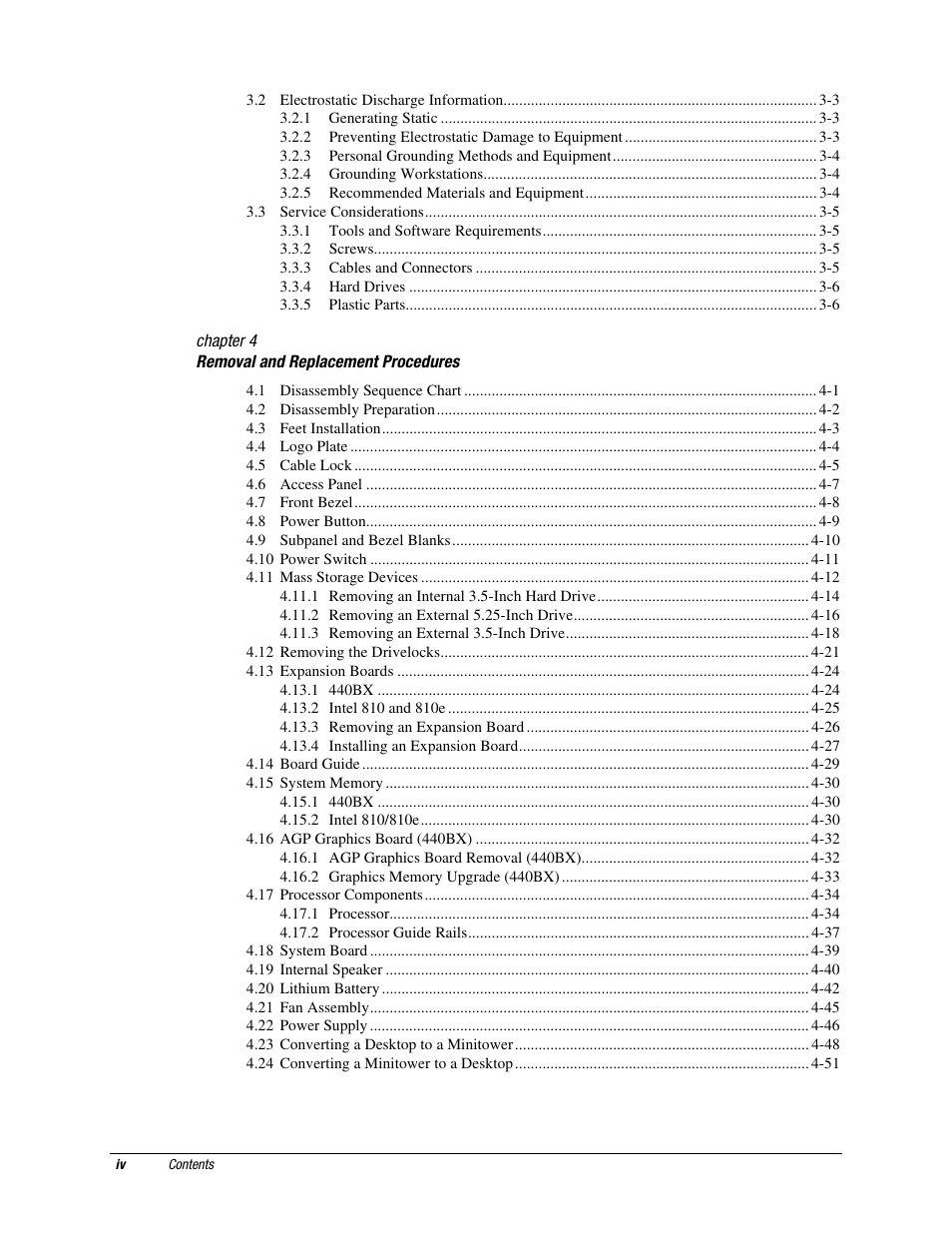 Compaq EP Series User Manual | Page 5 / 126