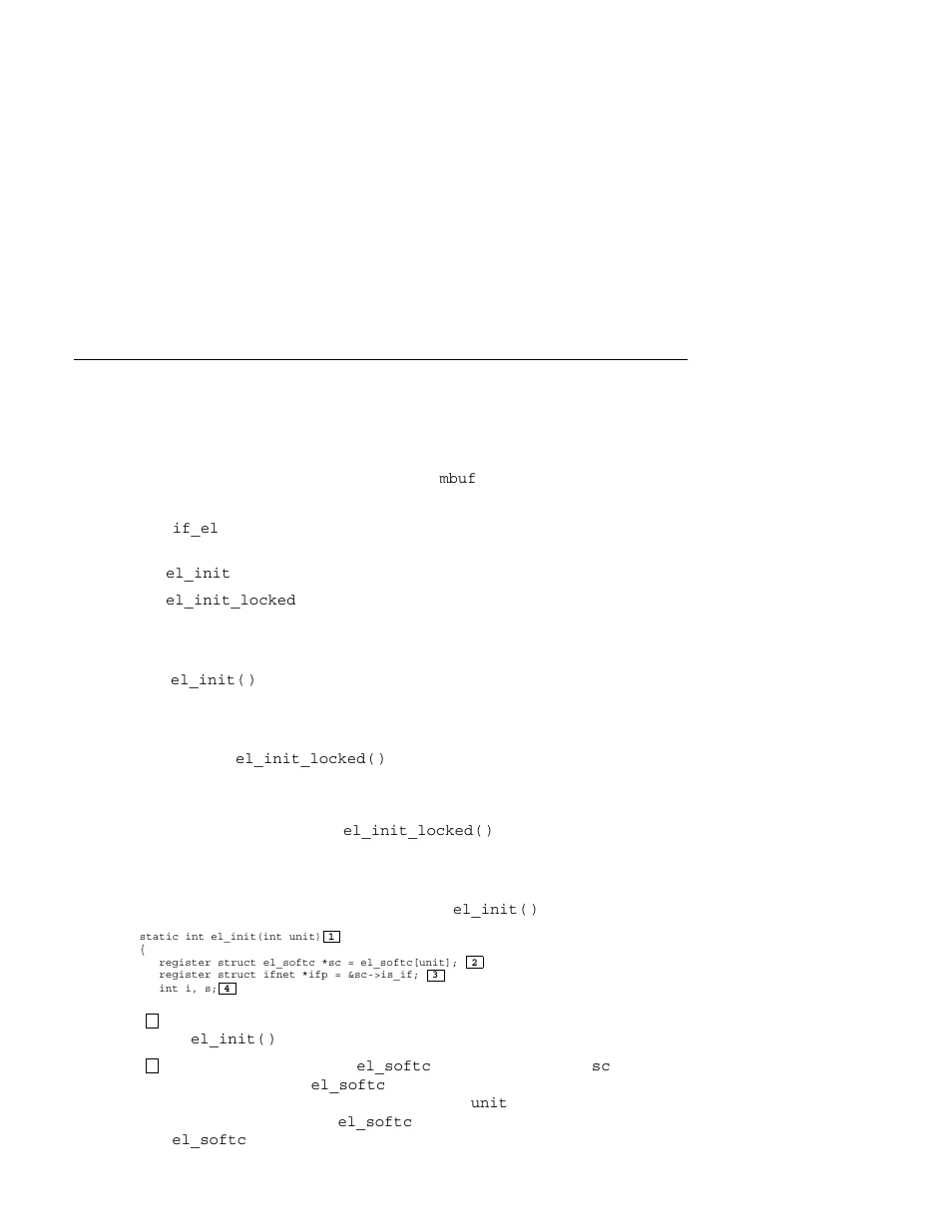 1 implementing the el_init routine | Compaq TRU64 AA-RNG2A-TE User Manual | Page 101 / 159