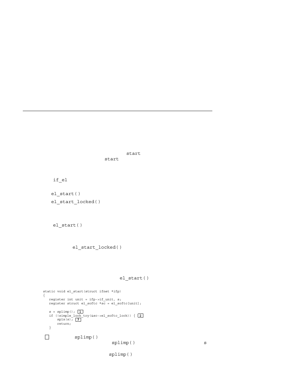 1 implementing the el_start routine | Compaq TRU64 AA-RNG2A-TE User Manual | Page 113 / 159
