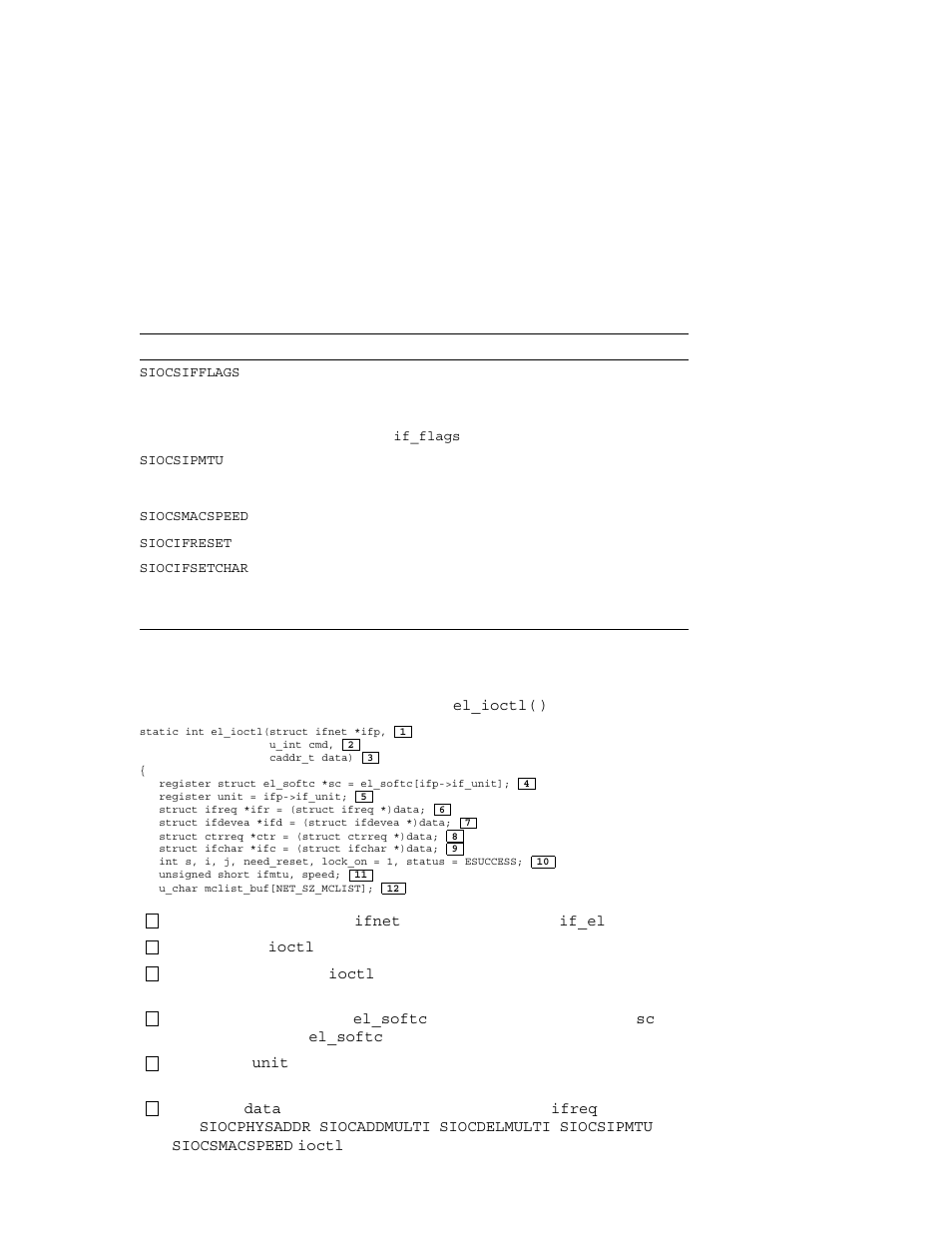 1 setting up the el_ioctl routine | Compaq TRU64 AA-RNG2A-TE User Manual | Page 126 / 159