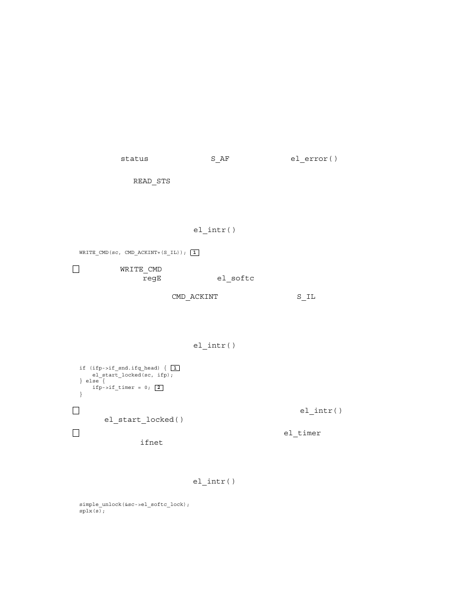 5 acknowledging the interrupt, 6 transmitting pending frames, 7 releasing the simple lock and resetting the ipl | Compaq TRU64 AA-RNG2A-TE User Manual | Page 142 / 159
