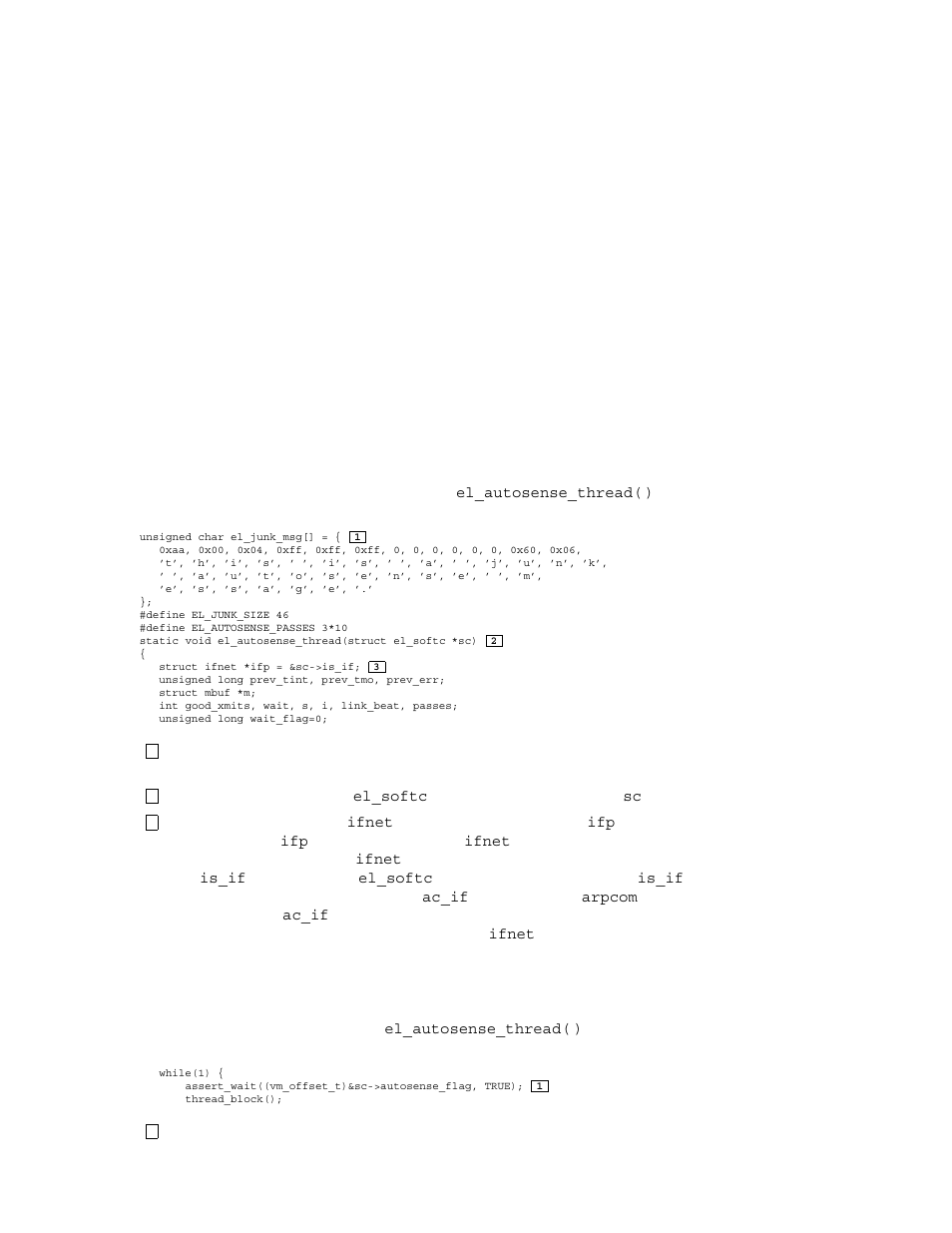 1 setting up the el_autosense_thread routine, 2 blocking until awakened | Compaq TRU64 AA-RNG2A-TE User Manual | Page 77 / 159