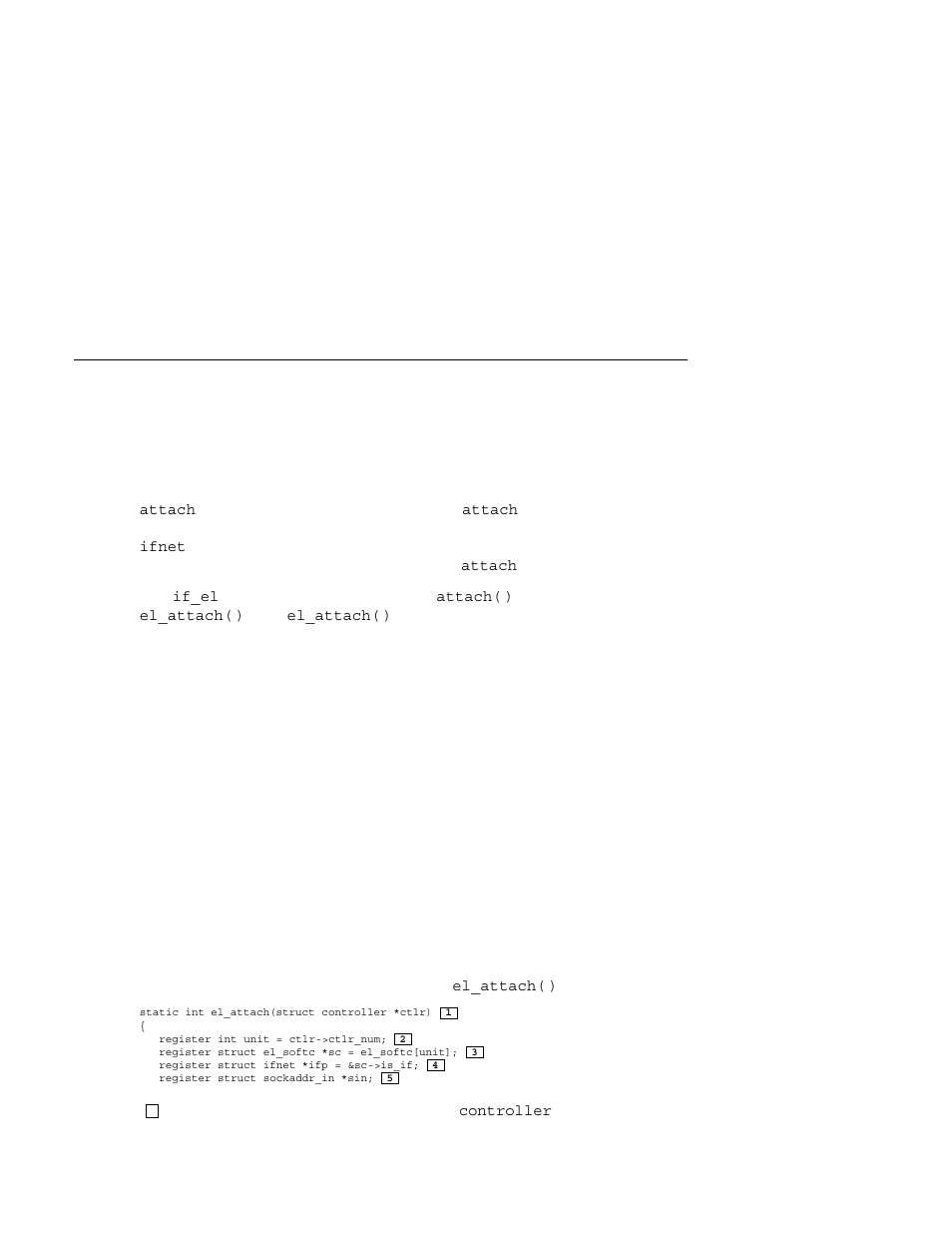 1 setting up the el_attach routine | Compaq TRU64 AA-RNG2A-TE User Manual | Page 85 / 159