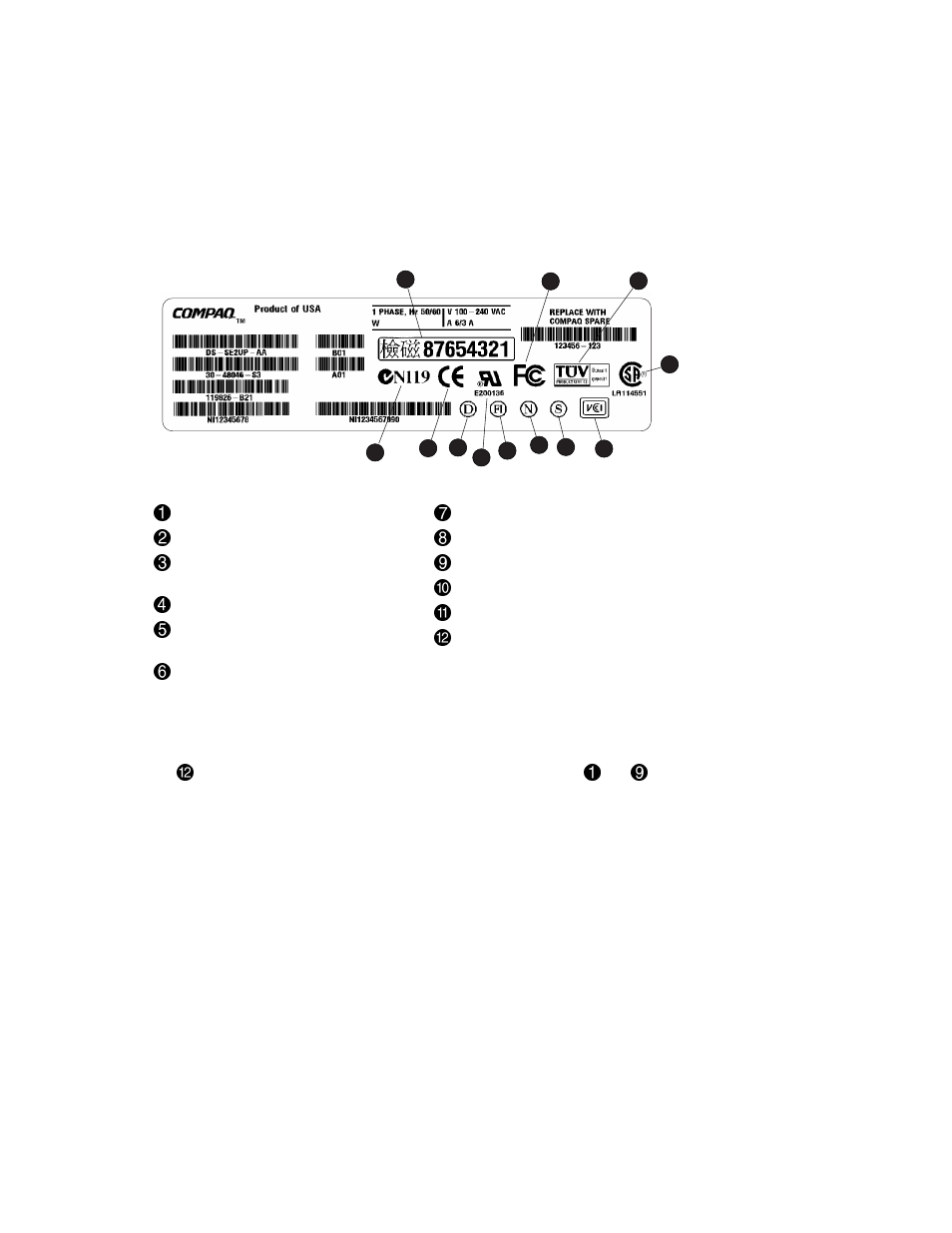 Country-specific certifications | Compaq 4200 Family User Manual | Page 44 / 56