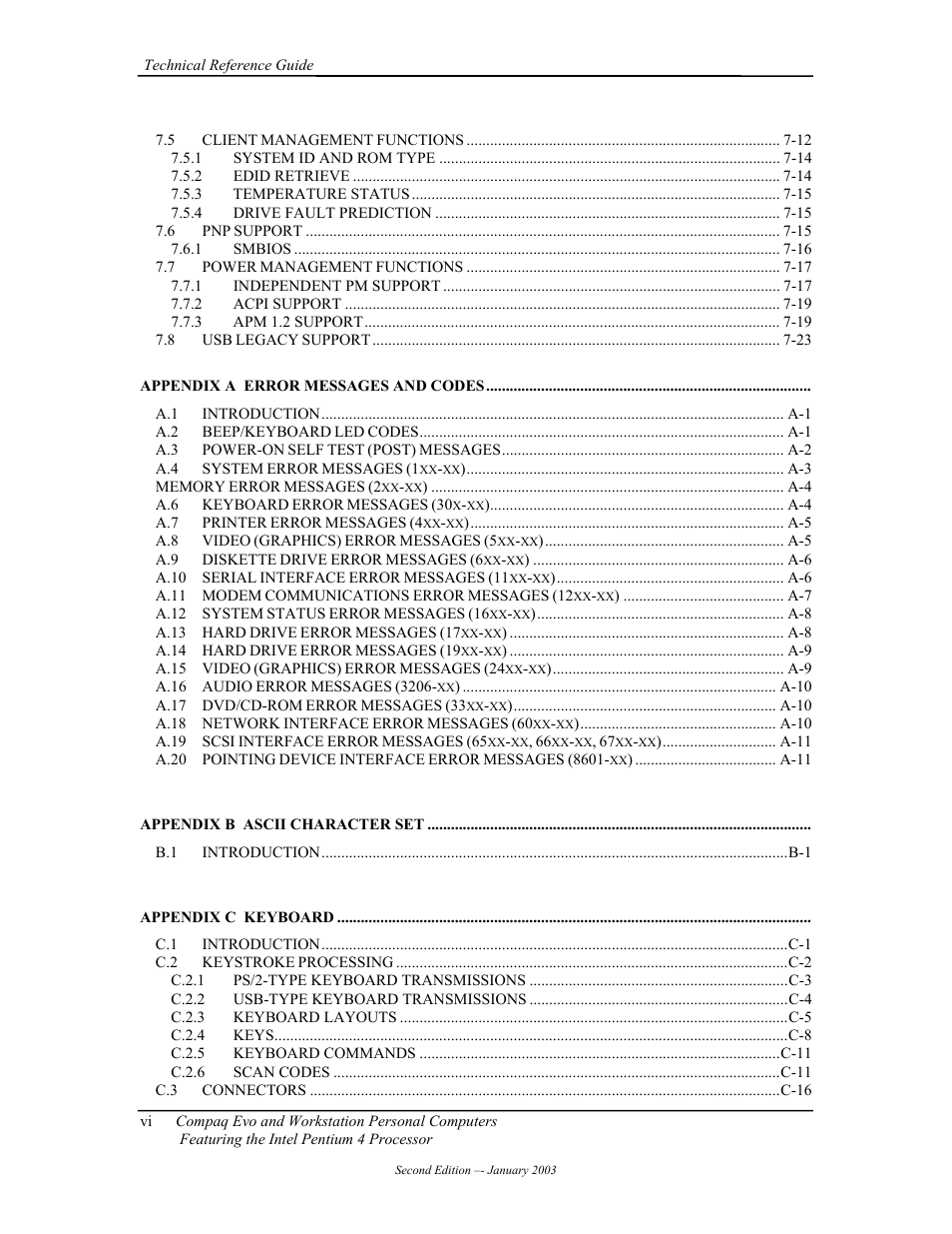 Compaq W4000 User Manual | Page 10 / 229