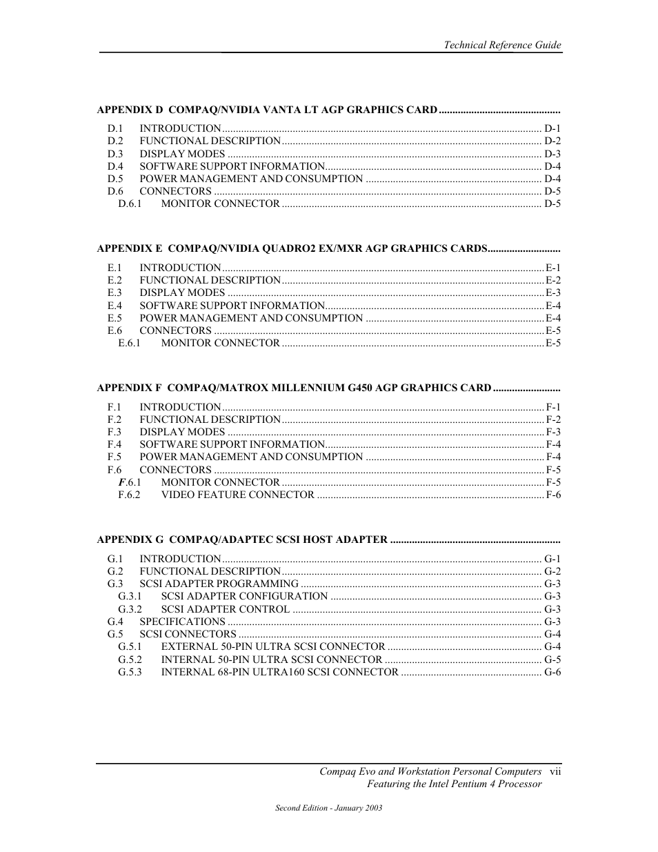Compaq W4000 User Manual | Page 11 / 229